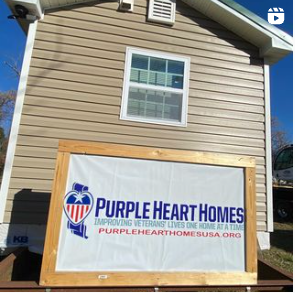 Home built by Purple Heart Homes