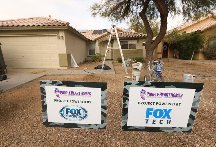 Fox Sports, Fox Tech, and Purple Heart Homes Phoenix, AZ project.